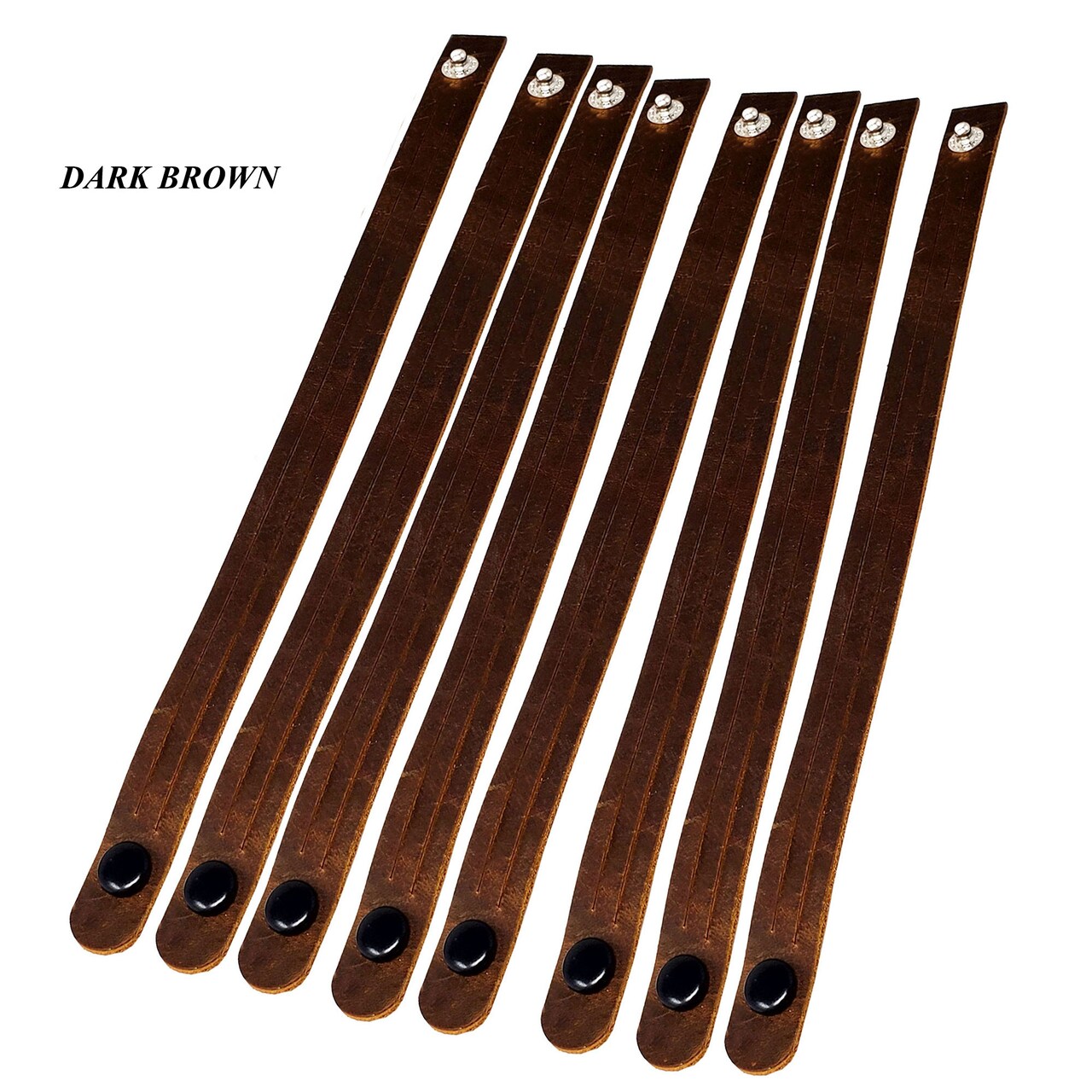 Leather Mystery Braid Bracelet Kit – 8 Pre-Cut DIY Bracelets, Fun Craft Project for Beginners & Crafters